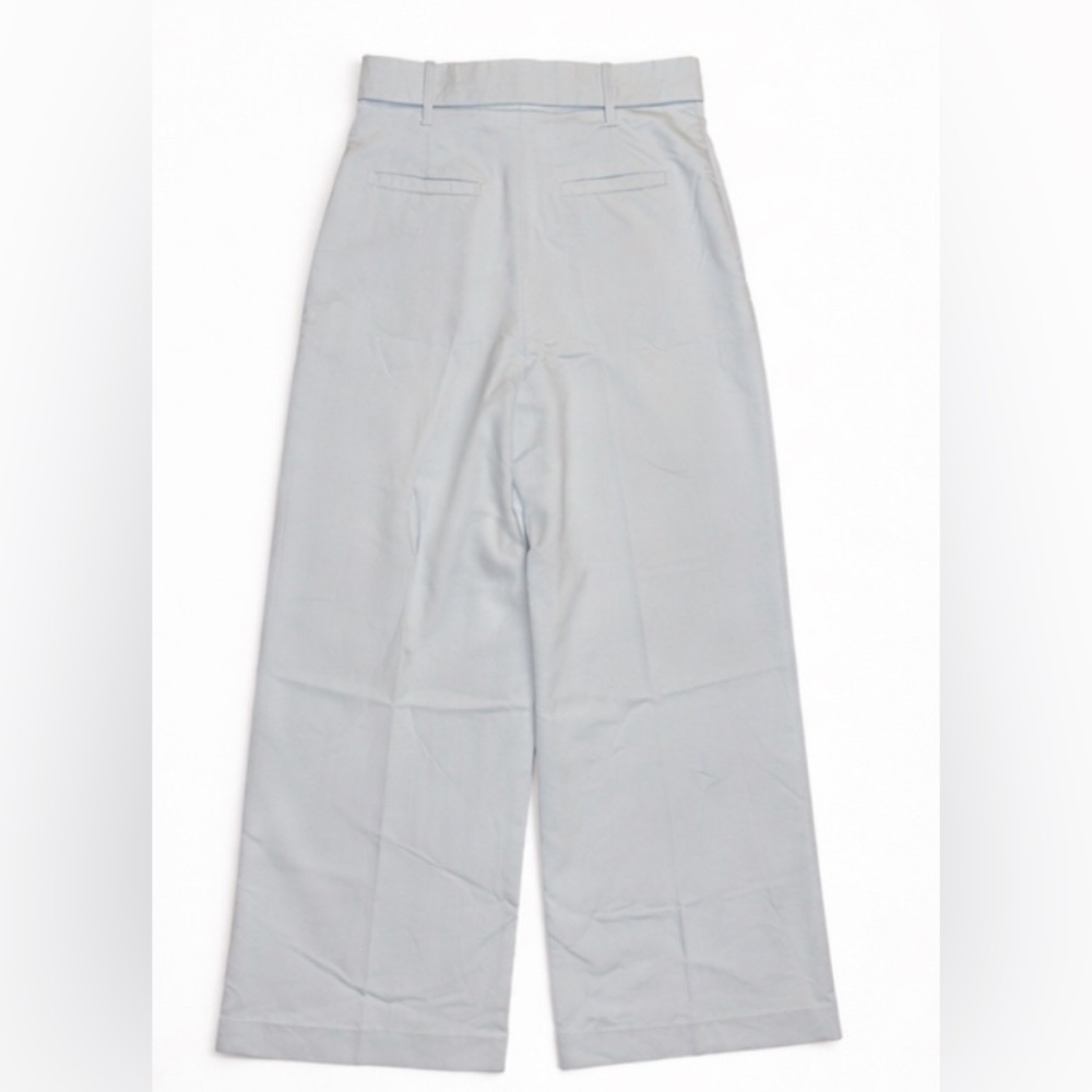 House of Harlow 1960 Baby Blue Belted Wide Leg Trouser Pants Size 4 NEW - Picture 4 of 8